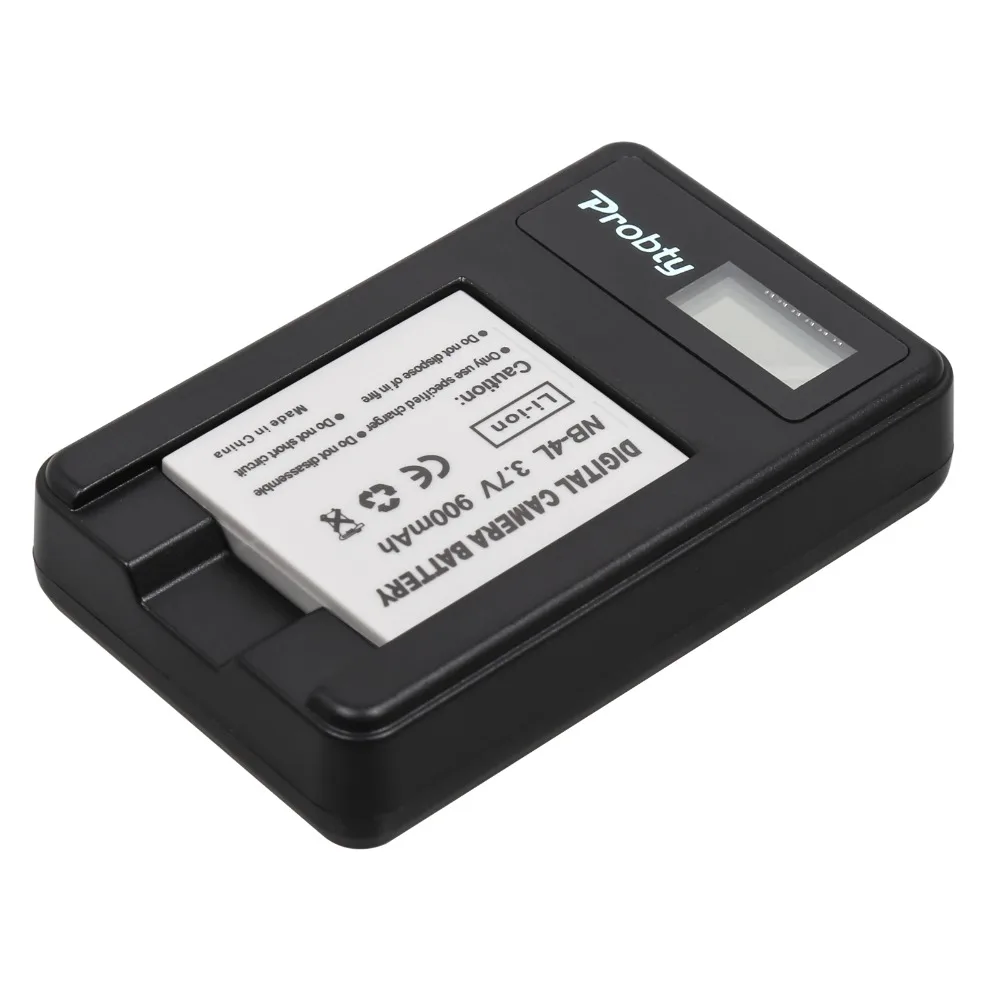 2 шт. probty NB-4L NB 4l Батарея+ USB ЖК-дисплей Зарядное устройство для Canon PowerShot SD200 SD300 SD400 sd430 sd450 SD600 sd630 SD750 SD780 является