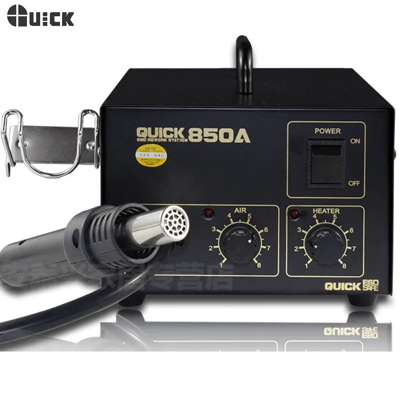

Антистатическая паяльная станция QUICK850A, 220 В, 270 Вт, 3 сопла