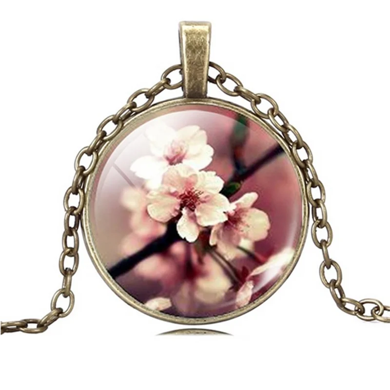 YAUTION модное серебряное бронзовое массивное ожерелье винтажное цветочное