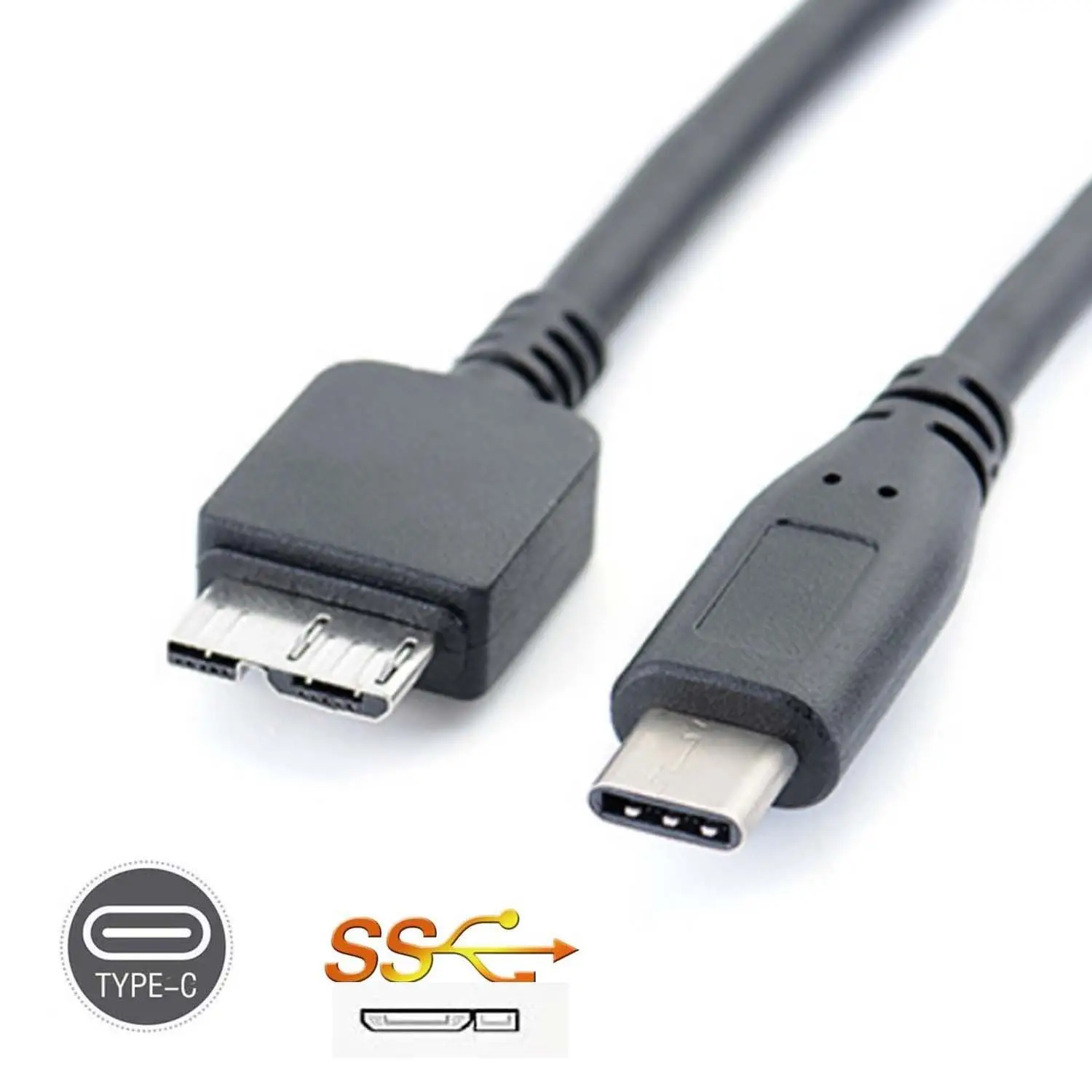 Кабель-коннектор USB 3 1 Type-C к 0 Micro B для ASUS ROG GX501 ZenPad S 8 Zenbook3 3S на внешний жесткий диск