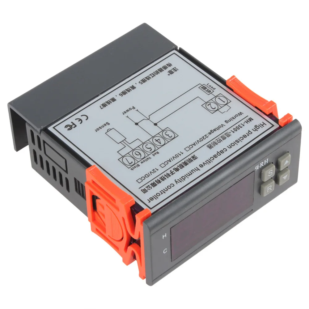 AC 110V цифровой ЖК-контроллер влажности воздуха Измеритель Tetster диапазон измерения