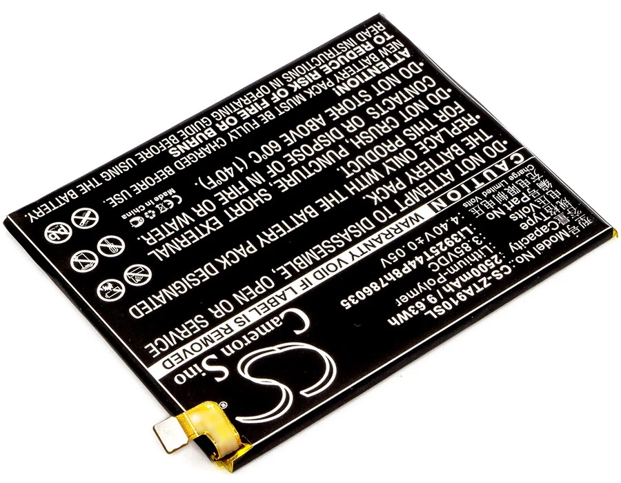 Аккумулятор Cameron Sino 2500 мАч Li3925T44P8h786035 для ZTE BA910 Blade V770 ZTU31 Vodafone VFD 600 Orange Neva 80 TT175S|cameron