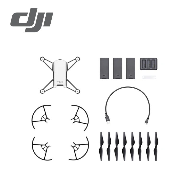 DJI Tello Boost Combo с 720 P HD передачей снимайте быстрые видео EZ снимками и узнайте о дронах