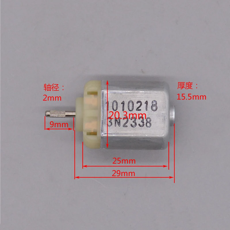 JOHNSON 130 микро двигатель постоянного тока 3N2338 6V~ 12V задний Выход вал обратный оси мини угольные щетки двигателя для автомобиля Зеркало заднего вида