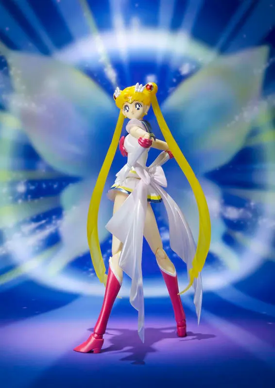 PrettyAngel-настоящий Bandai Tamashii S.H.Figuarts Pretty Guardian Sailor Moon 20th ПВХ Супер Сейлор Мун фигурка |