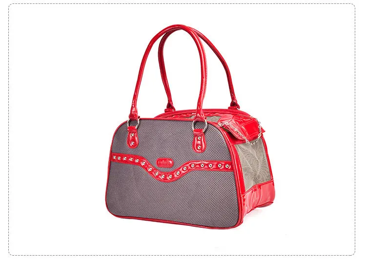 Фирменная новинка, переноска для собак, питомцев, ПУ кожа, модный дизайн, щенок, дорожные сумки на плечо, удобная дышащая сумка для собак, кошек, уличная сумка на лямках