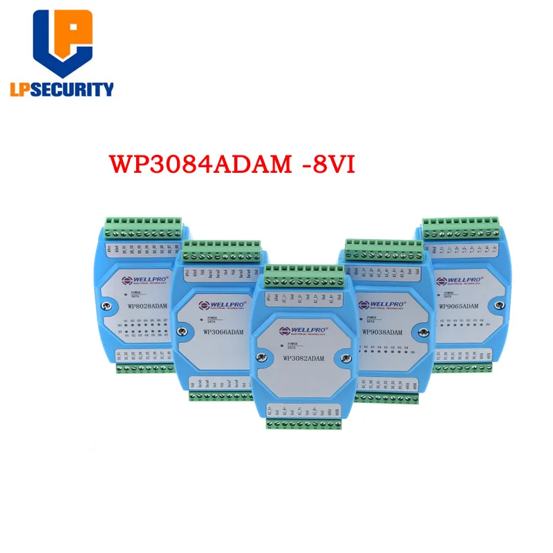 

Цифровой вход и выход изолированный модуль 8DI / 4RY RS485 MODBUS RTU WP8024ADAM