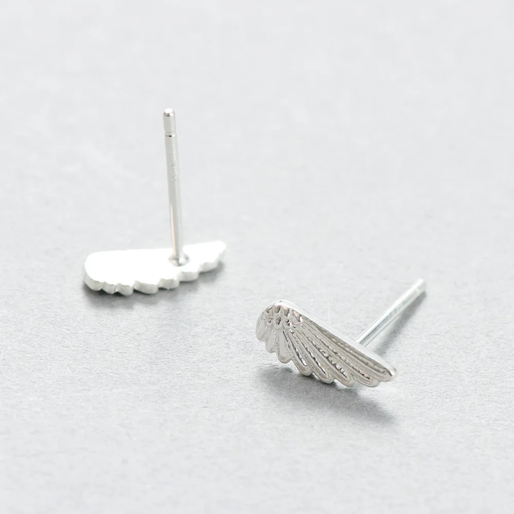 Angle wings серьги 100% стерлингового серебра 925 пробы ювелирные изделия мода