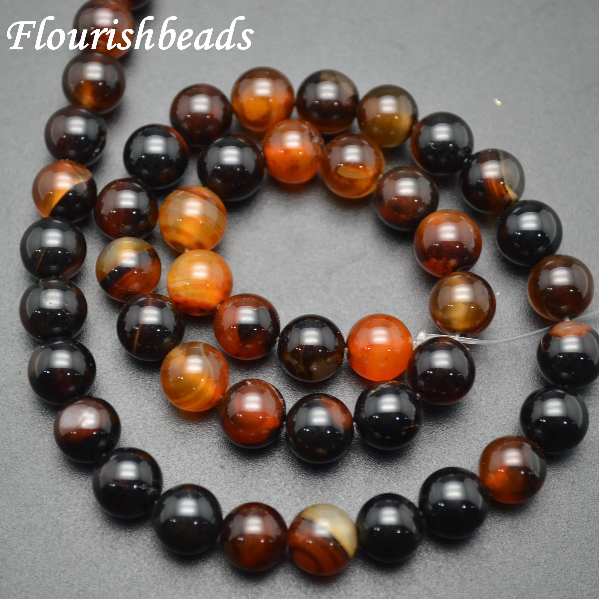Круглые Бусины Из Натурального темно красного агата 4 12 мм|accessories beads|accessories