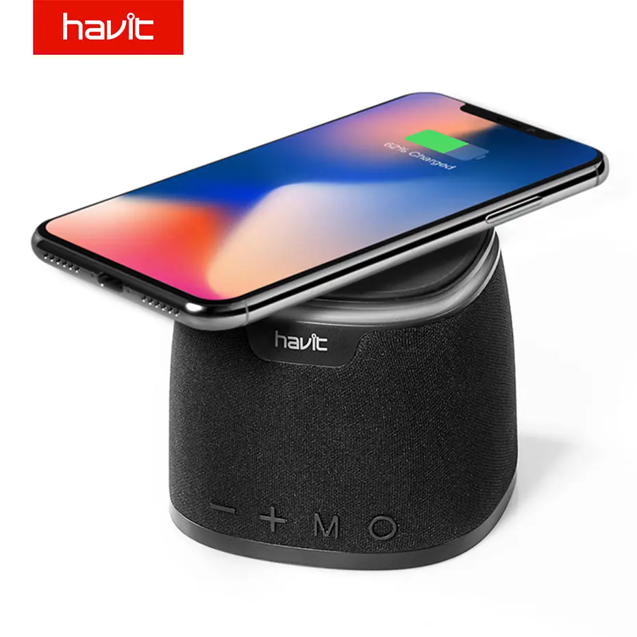 HAVIT Bluetooth Динамик Беспроводной Зарядное устройство бас с Qi зарядного устройства