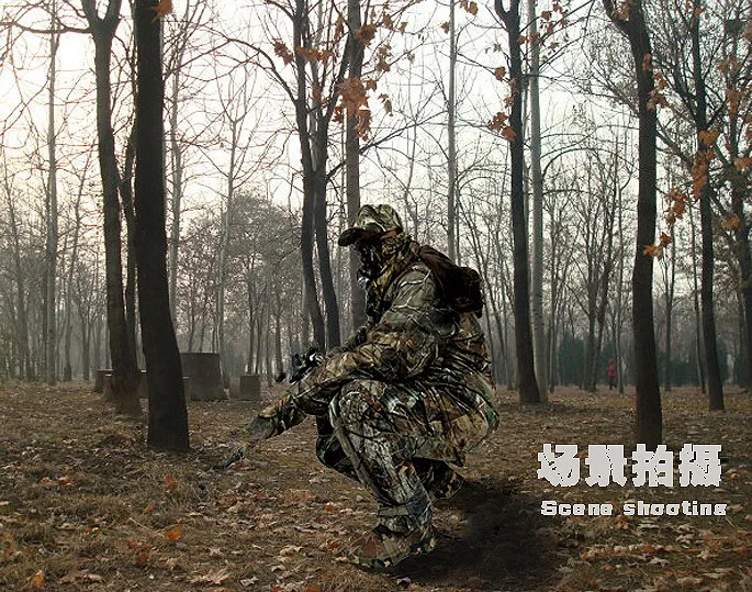 5 шт. Открытый тактический Зимний водонепроницаемый Bionic Охота Ghillie костюм камуфляж одежда Снайпер джунгли лесной спортивные наборы