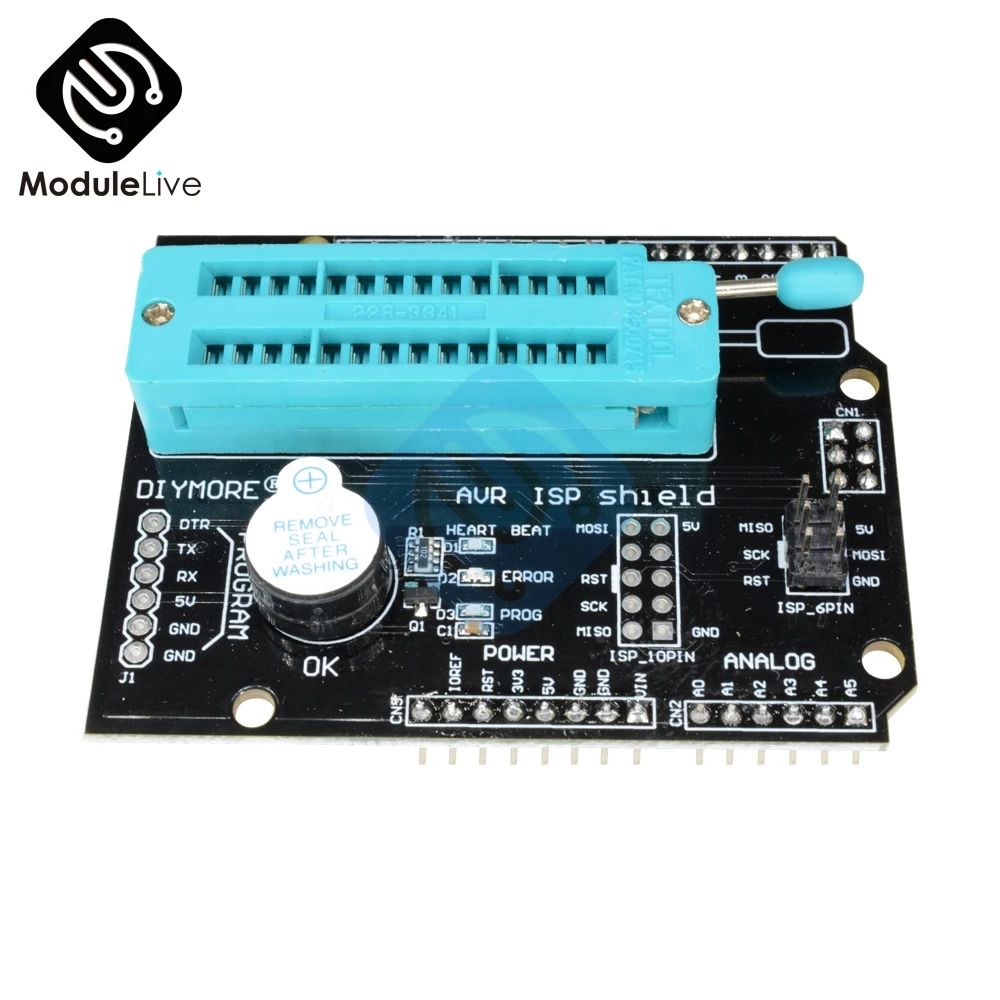 Программируемая Плата расширения AVR ISP для Arduino Uno R3 Mega2560 Nano Pro Mini Module Atmega328P