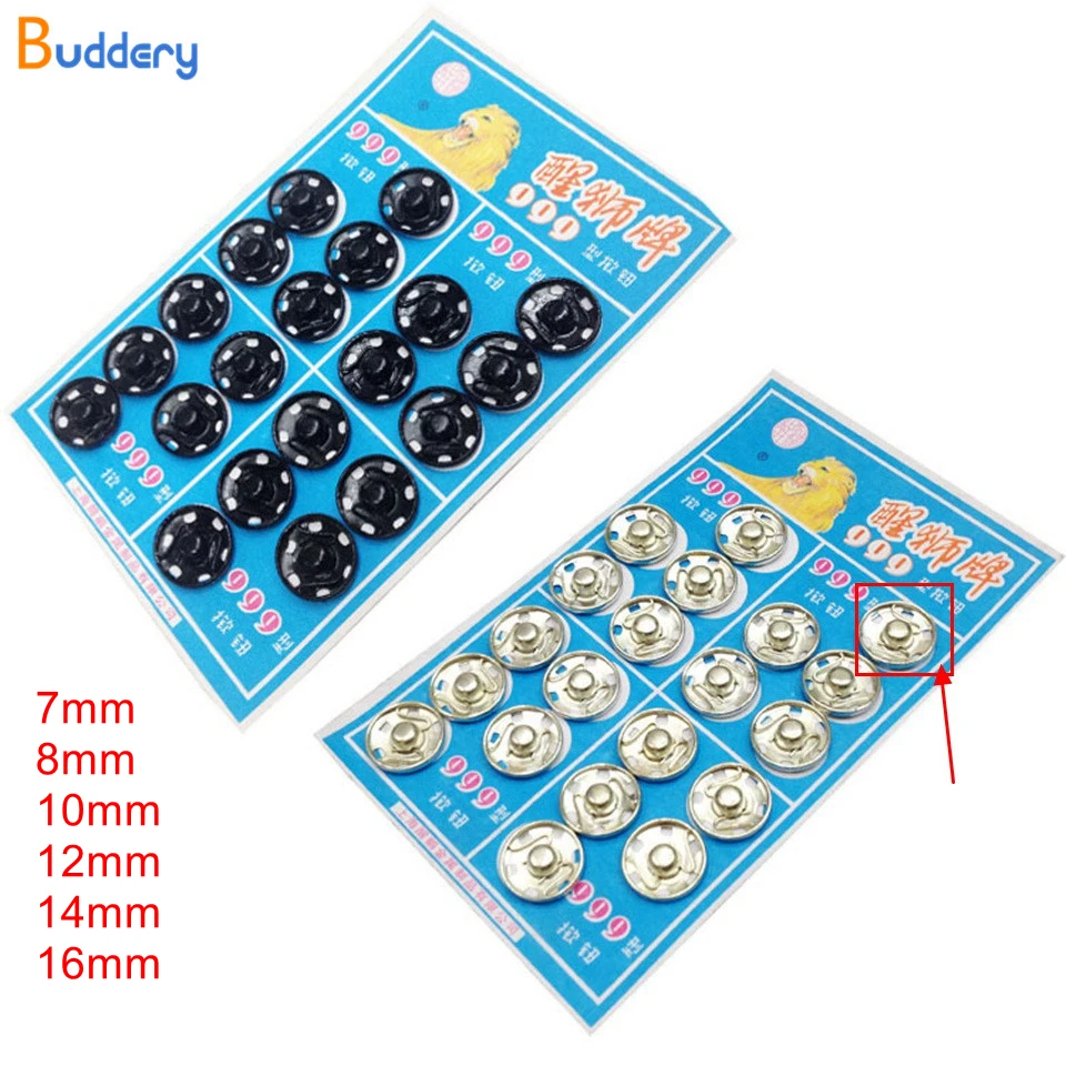 Швейная фурнитура позолоченные защелкивающиеся кнопки|buttons scrapbooking|metal snapsmetal snap