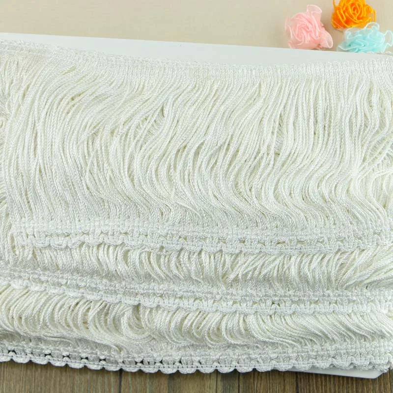 Шторы из полиэстера с кисточками 10 см | Дом и сад