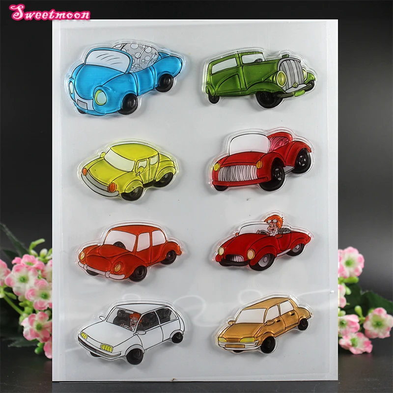 Разнообразие цветов мультфильма Тачки Записки Ясно Stamp карт фото учетной записи