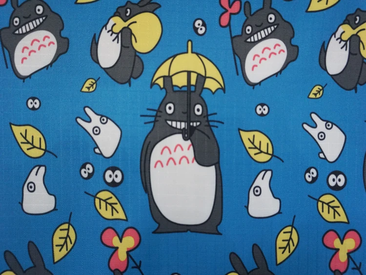 Miyazaki мультфильм Тоторо Милая пэчворк ПВХ акриловый полиэстер композитная ткань