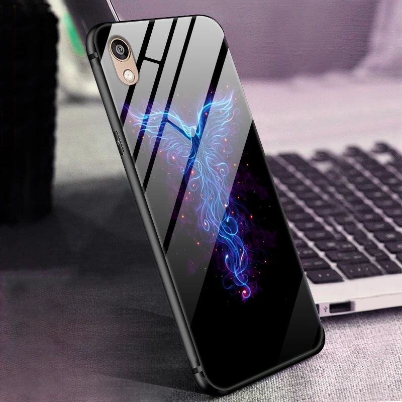 Чехол из закаленного стекла для huawei Honor 8 S, чехол из жесткого поликарбоната, разноцветный чехол для huawei Honor 8 S, KSE-LX9, чехол для телефона, бампер Honor8S 8 S
