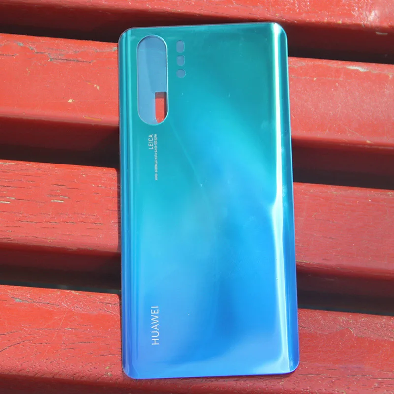 Aurora huawei, задняя батарея, стеклянная крышка, корпус двери для huawei P30 Pro P30PRO, задняя крышка из стекла, чехол - Цвет: Aurora