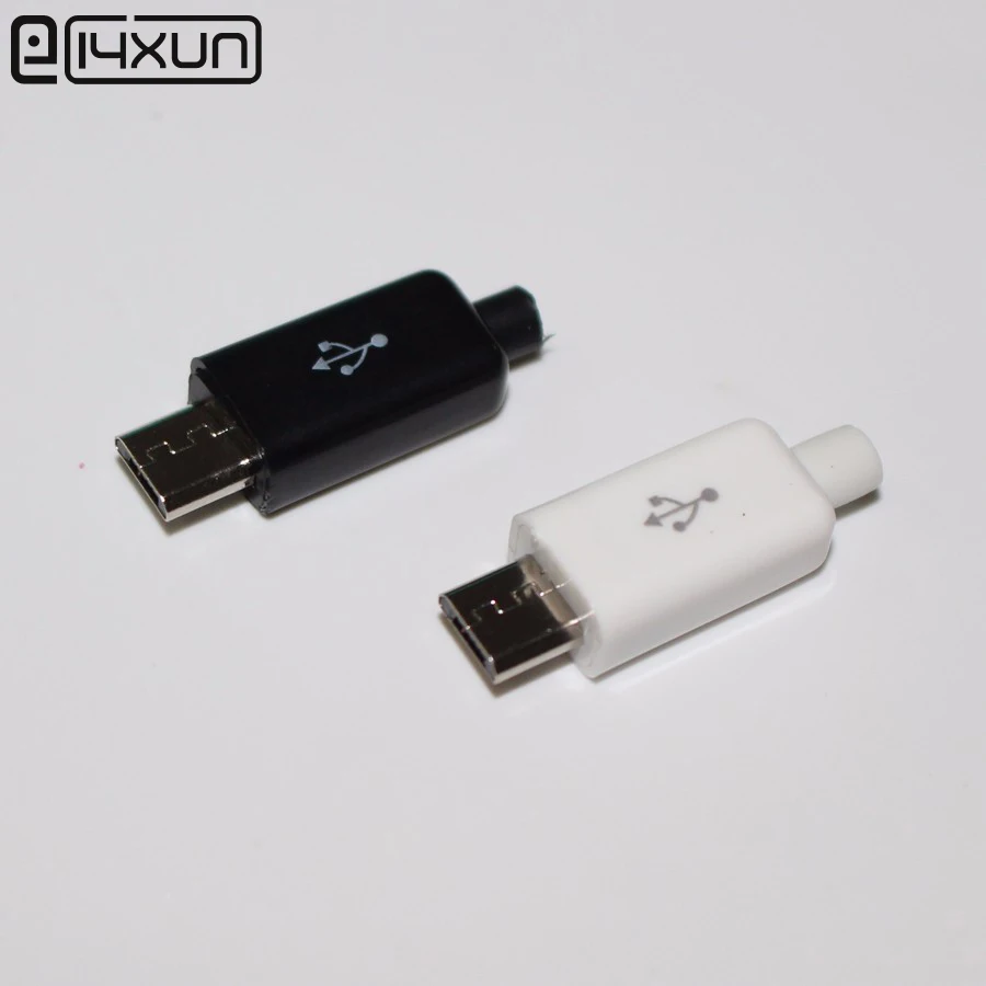 10 комплектов 5PIN Micro USB штекер разъем зарядное устройство 5P хвостовый зарядный 4 в 1