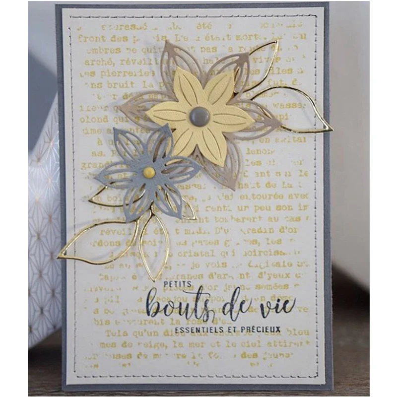 Кактус папоротник травяные листья цветы полевые металлическая резка штампы для