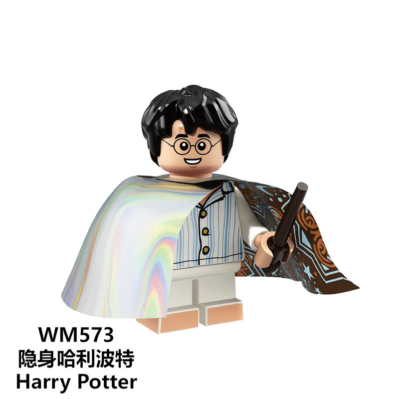 WM573 Серия Harri Potters проф. Строительные блоки Снейп ХОХ Хагрид Добби Moody Quirrell Filch Волдеморт игрушки для детей WM6059 - Цвет: WM573