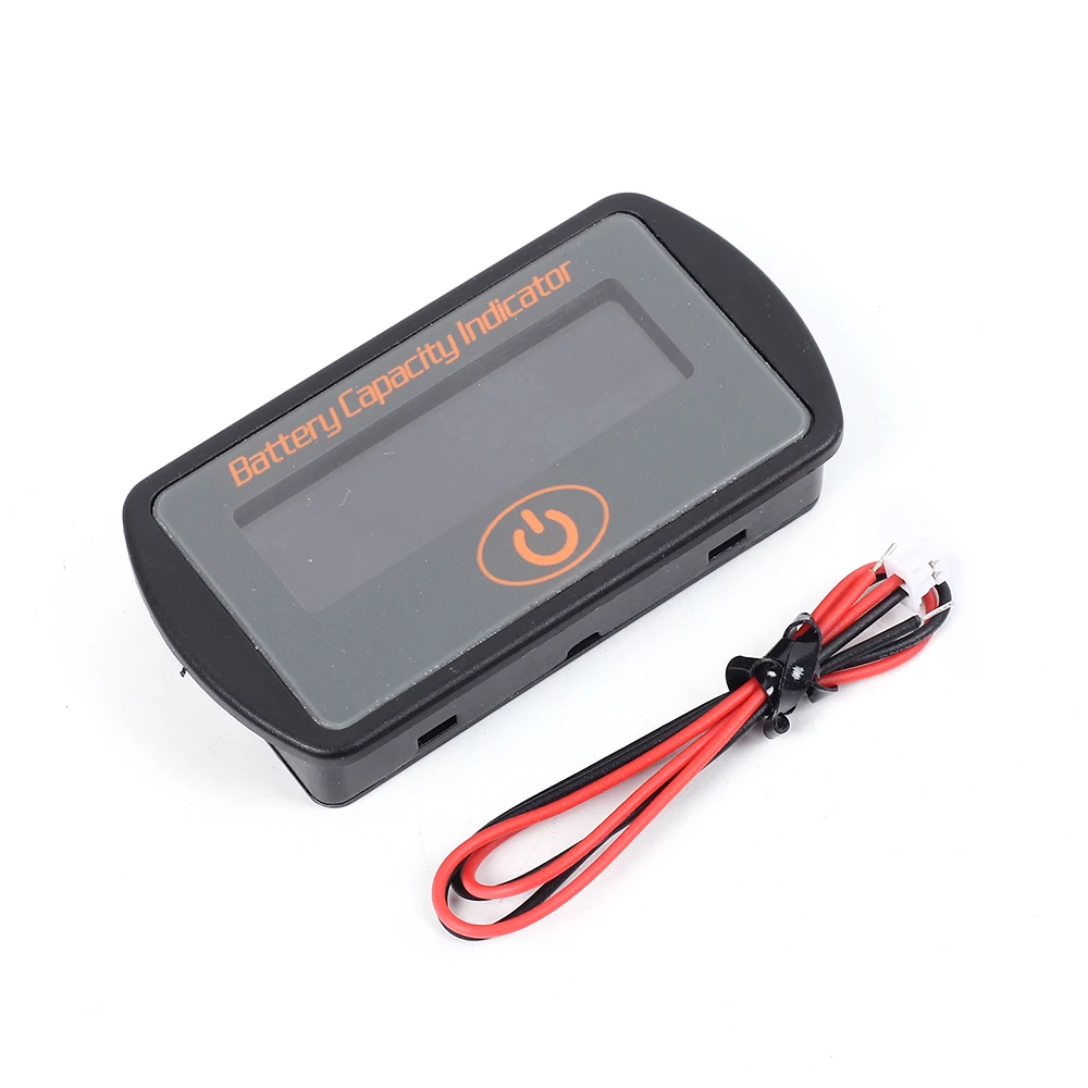LY7S 7.4V/12V Adjustable LCD Car Lead-Acid Lithium Battery Voltmeter Voltage Tester Touch-Type Capacity Indicator | Электронные