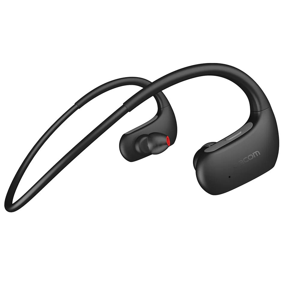 Черный DACOM L05 Bluetooth бас-наушники IPX7 водонепроницаемые беспроводные наушники спортивные Bluetooth гарнитура с микрофоном для iPhone Xiaomi huawei - Цвет: Черный
