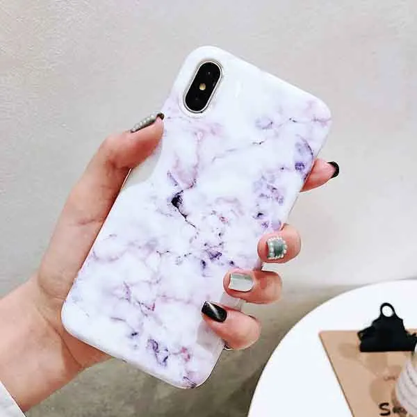 d LOVECOM мраморный чехол для телефона для iPhone 11 Pro Max XS Max XR XS 6 6S 7 8 Plus X геометрический треугольник мягкий IMD чехол для телефона подарки - Цвет: d