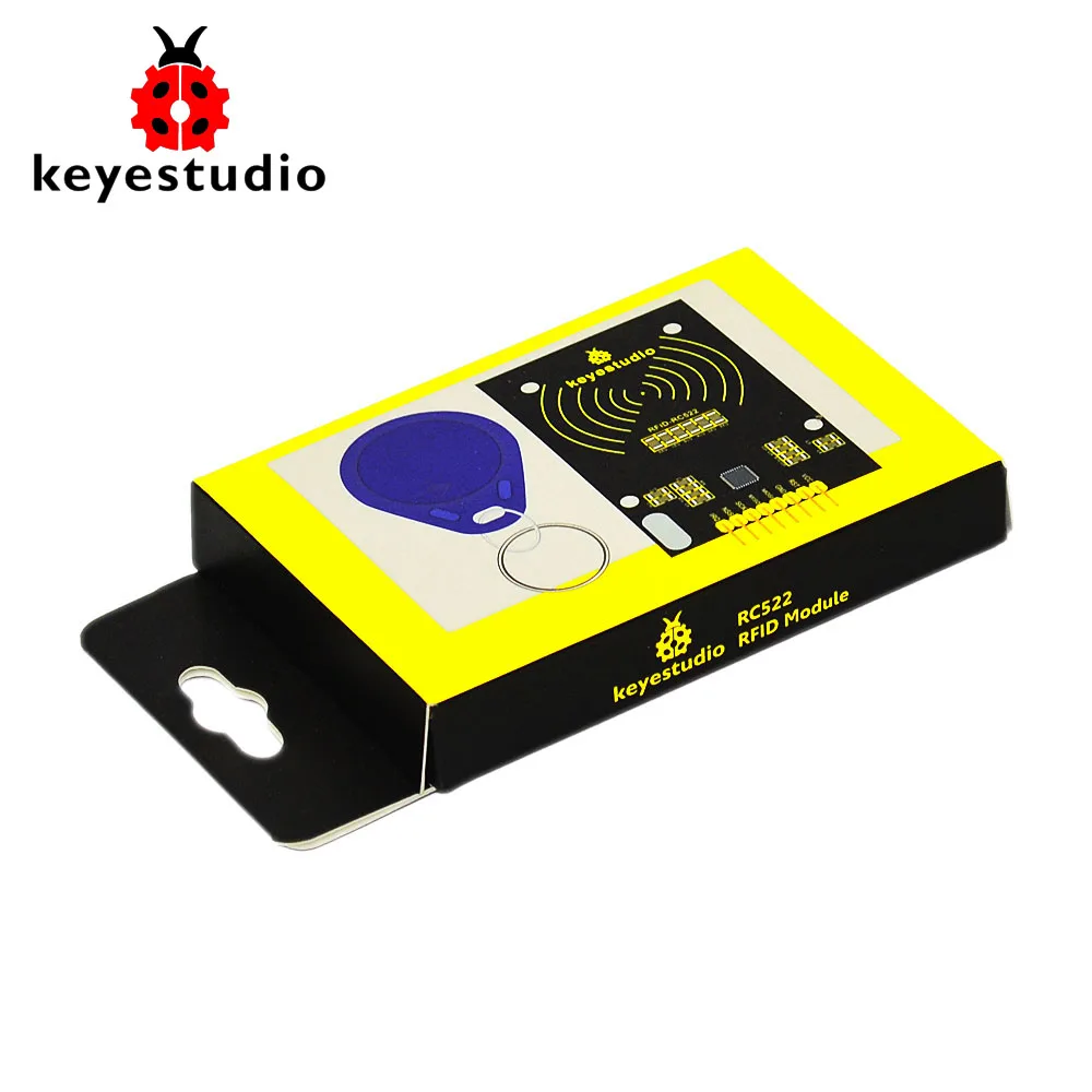 Keyestudio MFRC522( чип) комплект RFID модуль+ IC карта+ брелоки для Arduino UNO R3 MEGA 2560