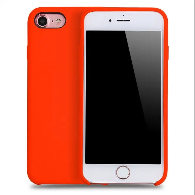 Бренд gligle копия оригинальный официальный силиконовый чехол для iPhone 6 S/6 Plus 6S 7 Plus/8 8