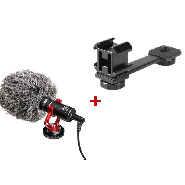 RG-3 Тройной Горячий башмак адаптер удлинение микрофона бар для Zhiyun Smooth 4 DJI Osmo карманные аксессуары для Кардана - Цвет: RG-3