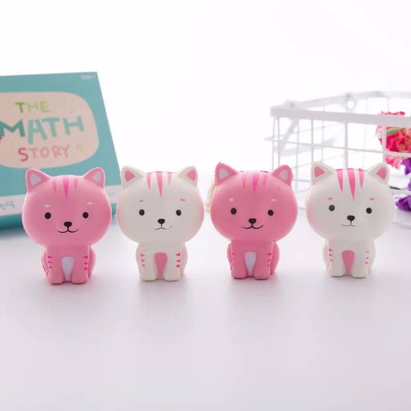 Новые Мягкие игрушки медленно Упругие ПУ декомпрессии моделирование животные милый кот панда олень медленно поднимающийся антистресс релиз игрушки