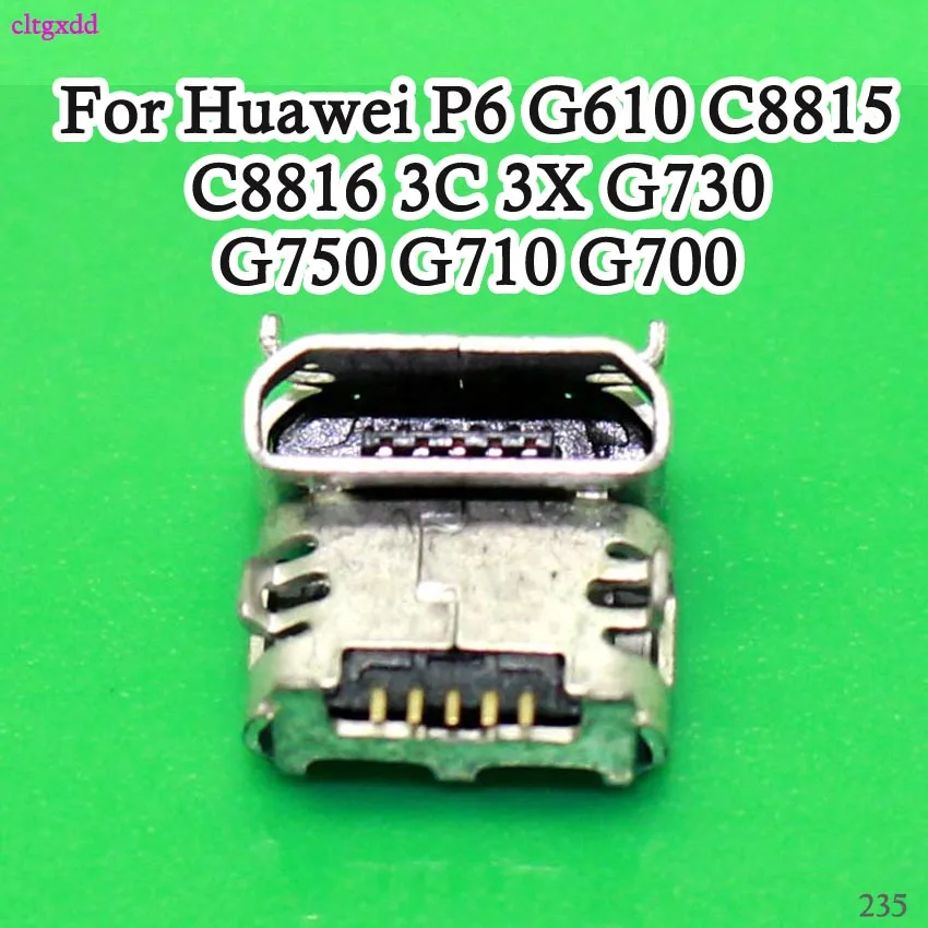 20 шт./лот микро Usb док станция с разъемом для Huawei P6 G610 C8815 C8816 3C 3X G730 G750 G710 G700 зарядный