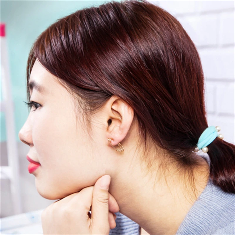 Креативные бумажные клипсы, серьги для женщин, девушек, бумажные клипсы, ушные серьги, Женские Ювелирные изделия в стиле панк, золотые, серебряные, черные серьги C45