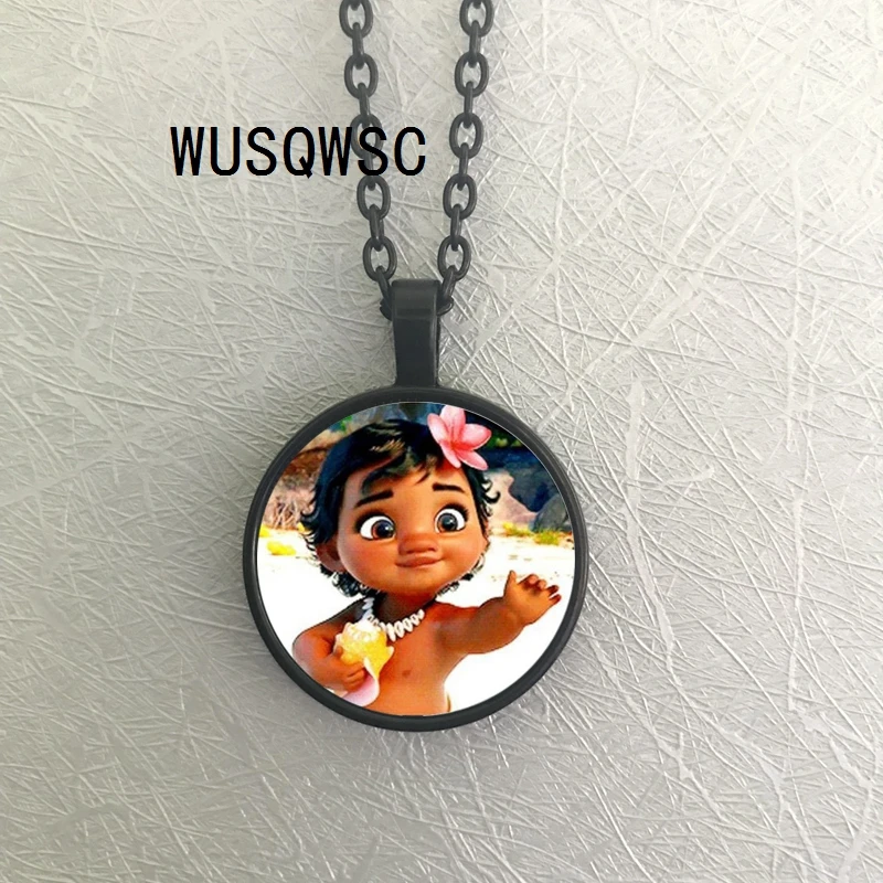 WUSQWSC милый ребенок Моана принцесса Легенда ожерелье маленький маг Круглое