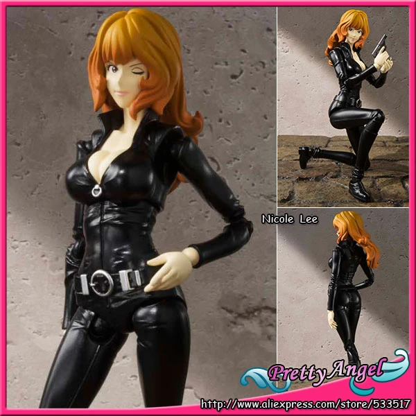 PrettyAngel Подлинная Bandai S.H. Фигуртс Люпин 3 я экшн фигурка Fujiko Mine|action figure|lupin 3rdlupin the 3rd |