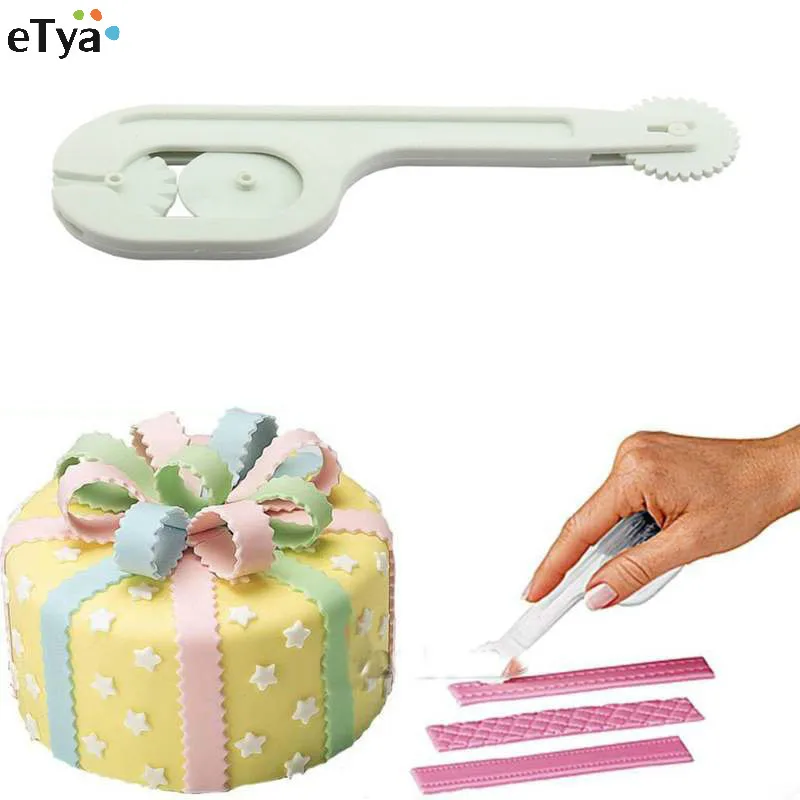 DIY Кондитерские ножи для тортов/печенья/бускуит Резак роликовый кружевной пресс Embosser Сахар ремесло помадка украшения нож инструменты 3 колеса