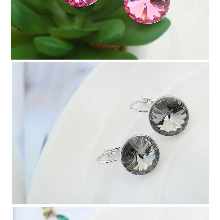 Серьги с настоящими кристаллами Swarovski, модные ювелирные изделия, серьги-капли с австрийским кристаллом для женщин, Oorbellen Bijoux