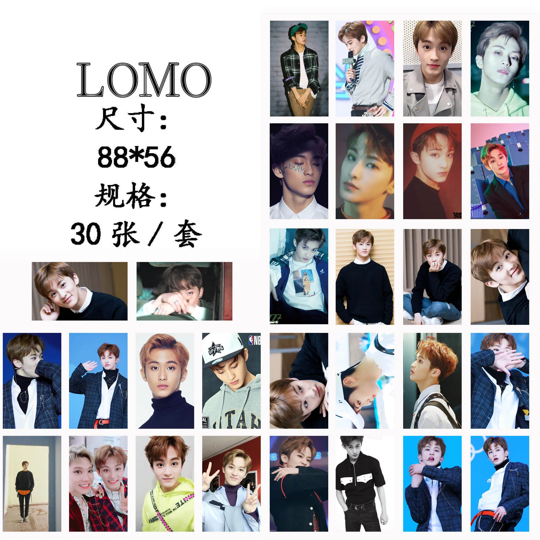 30 шт./компл. K-POP NCT 127 Mark Фотокарта хорошего качества K-pop NCT мечта: Выберите один ломо карты NCT127 мода, Новое поступление