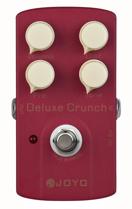 

JOYO JF-39 Deluxe Crunch , Guitar AMP Effect Pedal True Bypass Distortion Pedal with High Gain