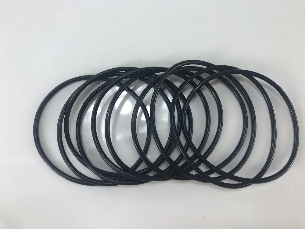 Black 10 шт. резиновая цепь зубчатая полоса для KD/KT6808 ювелирные изделия ротационные аксессуары для тумблеров - Цвет: Black