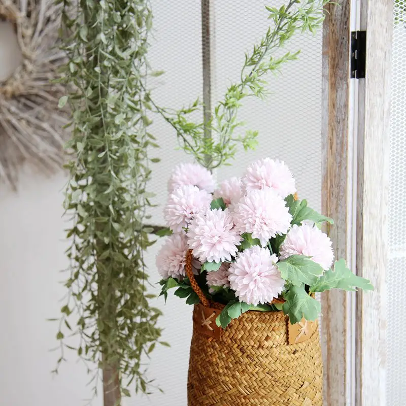 2 декоративные цветы белый искусственный Одуванчик гиацинт Свадебный дом Bckground