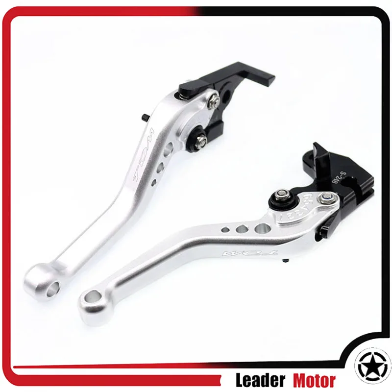 Серебристый Для YAMAHA TDM 900 2002 TDM900 2003 2004 аксессуары для мотоциклов cnc алюминиевые Короткие тормозные рычаги сцепления - Цвет: Серебристый