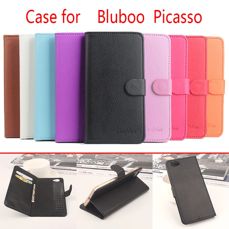 Чехол книжка Bluboo Picasso из искусственной кожи чехол кошелек для роскошный