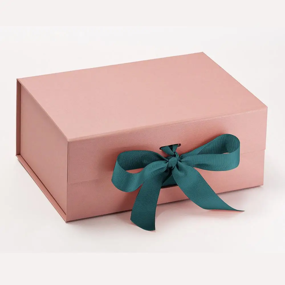 100 шт./лот индивидуальная Роскошная Складная жесткая картонная подарочная