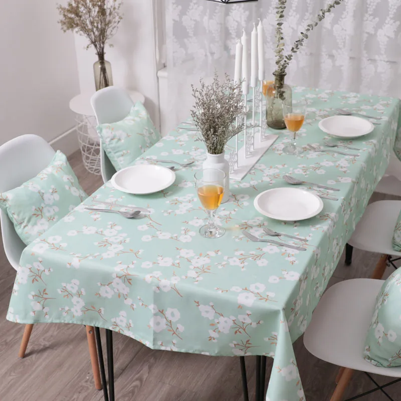 TC016 Свежая лимонная нордическая Водонепроницаемая столовая скатерть для кухонная скатерть круглая прямоугольная кофейная чайная скатерть TC013 и 20 - Цвет: TC016