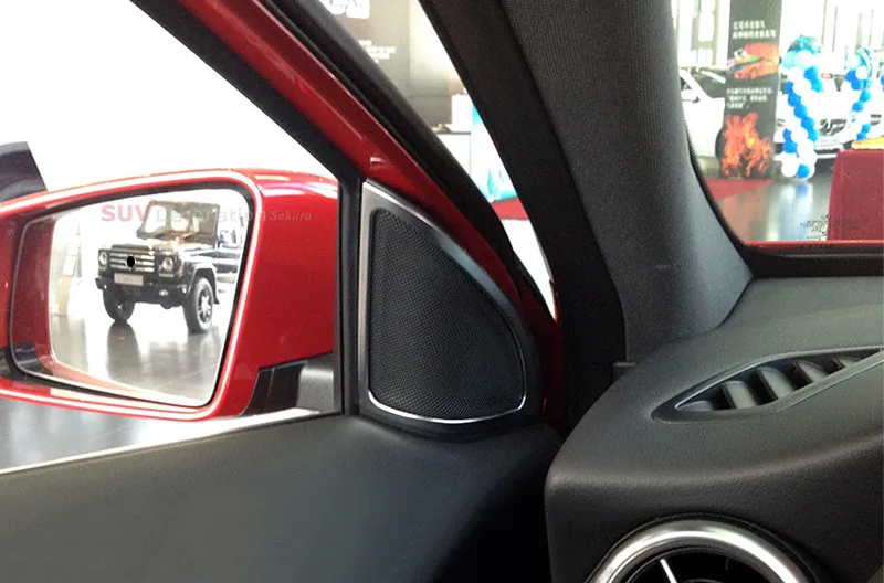 Подходит для Mercedes Benz A Class W176 2012 2017 АБС пластик матовый интерьерный столб двери