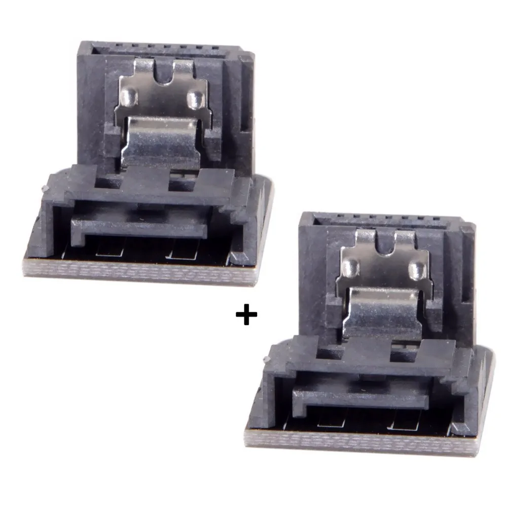 SATA 7Pin женский 7pin мужской 90 градусов угловой переходник системная плата