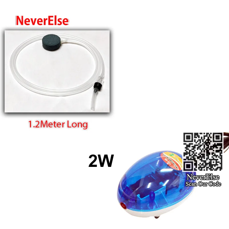Aquarium Fish Tank Quiet Oxygen Air Pump with Accessories Air Stone Tube Provide Bubble Mini Air Compressor Single/Double Outlet - Цвет: 2W Single Solution1