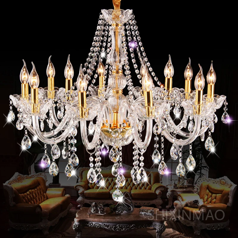 

6/8/10/12/15heads luxury lights Crystal Luxury Crystal Chandeliers Fashion crystal chandelier 00102
